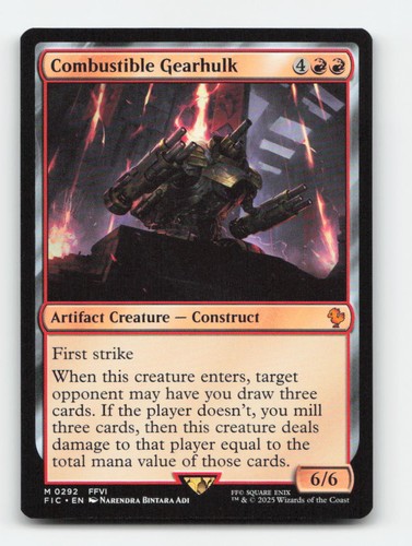 Combustible gearhulk 292 - combustible,
